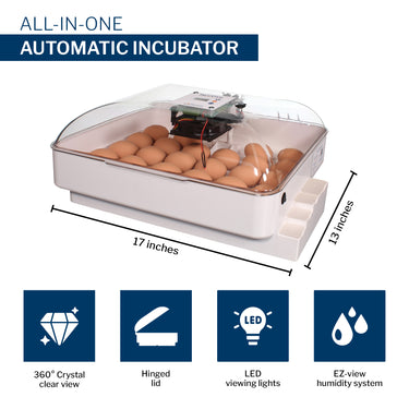 IncuView™ 3 Pro Automatic Egg Incubator Deluxe Combo Kit